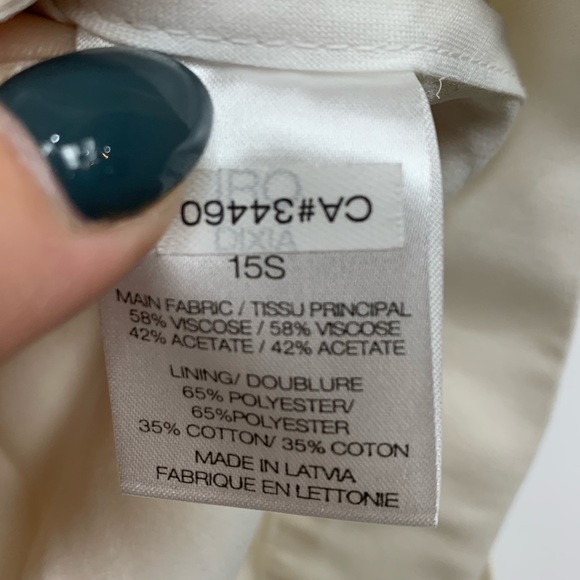 IRO Dixia Moto Jacket in White Size 40 - Picture 7 of 7